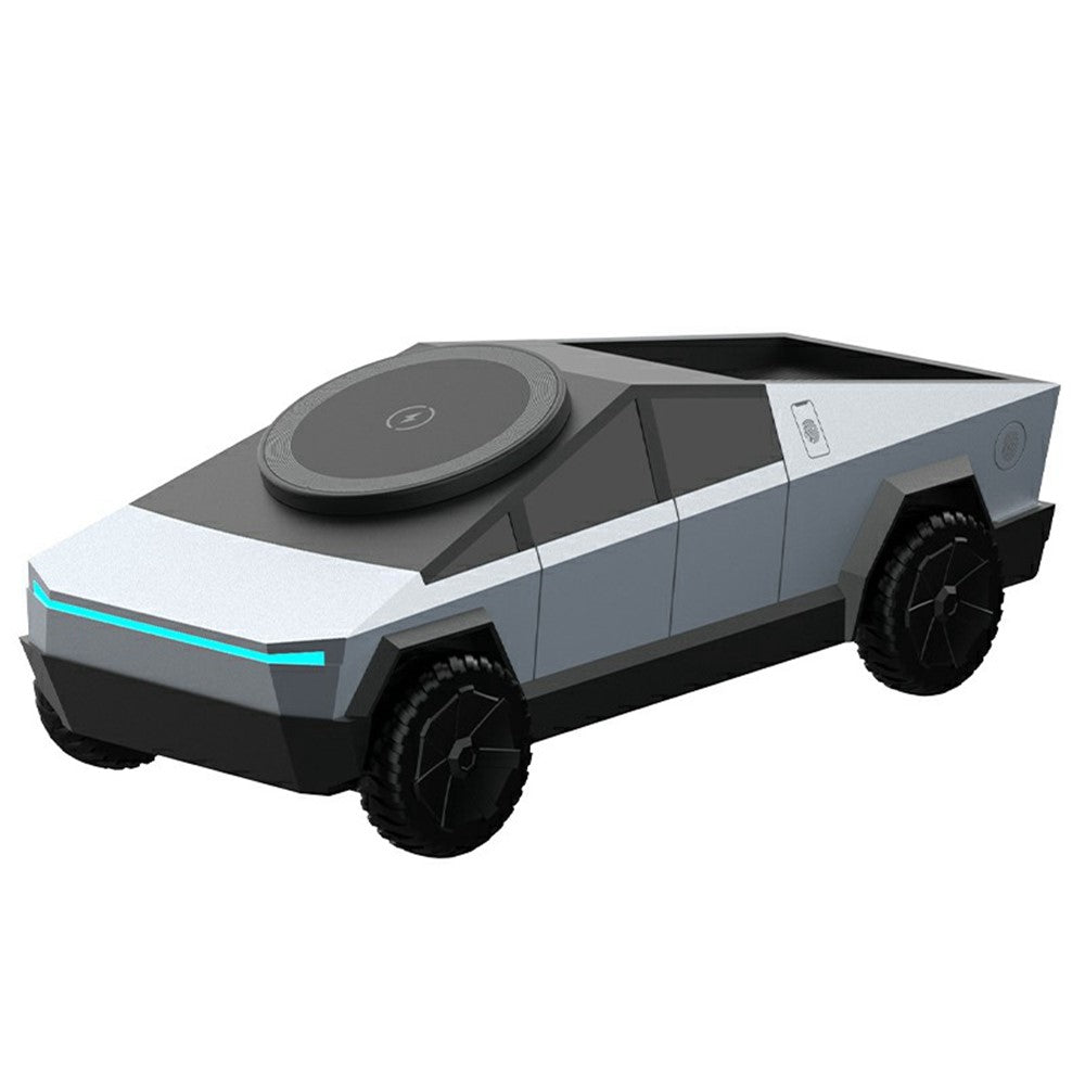 Car Shape 3-in-1 Wireless Charging Station Qi2 Desktop Charger