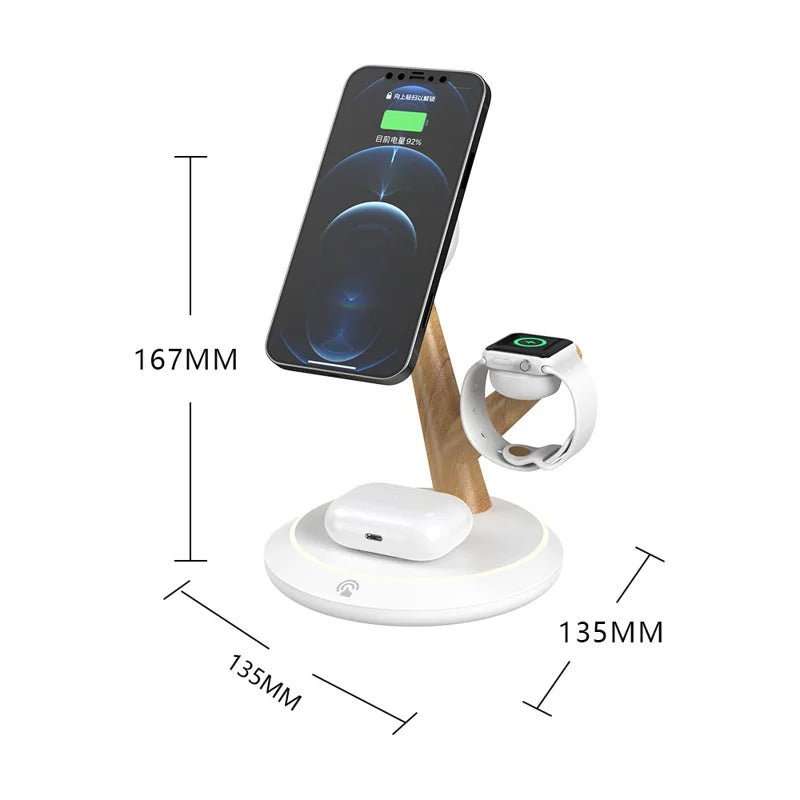 Tree Branch Design 3 in 1 Magnetic Wireless Charger