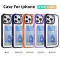 Bumper Clear iPhone Case with Card Holder and Lens Cover